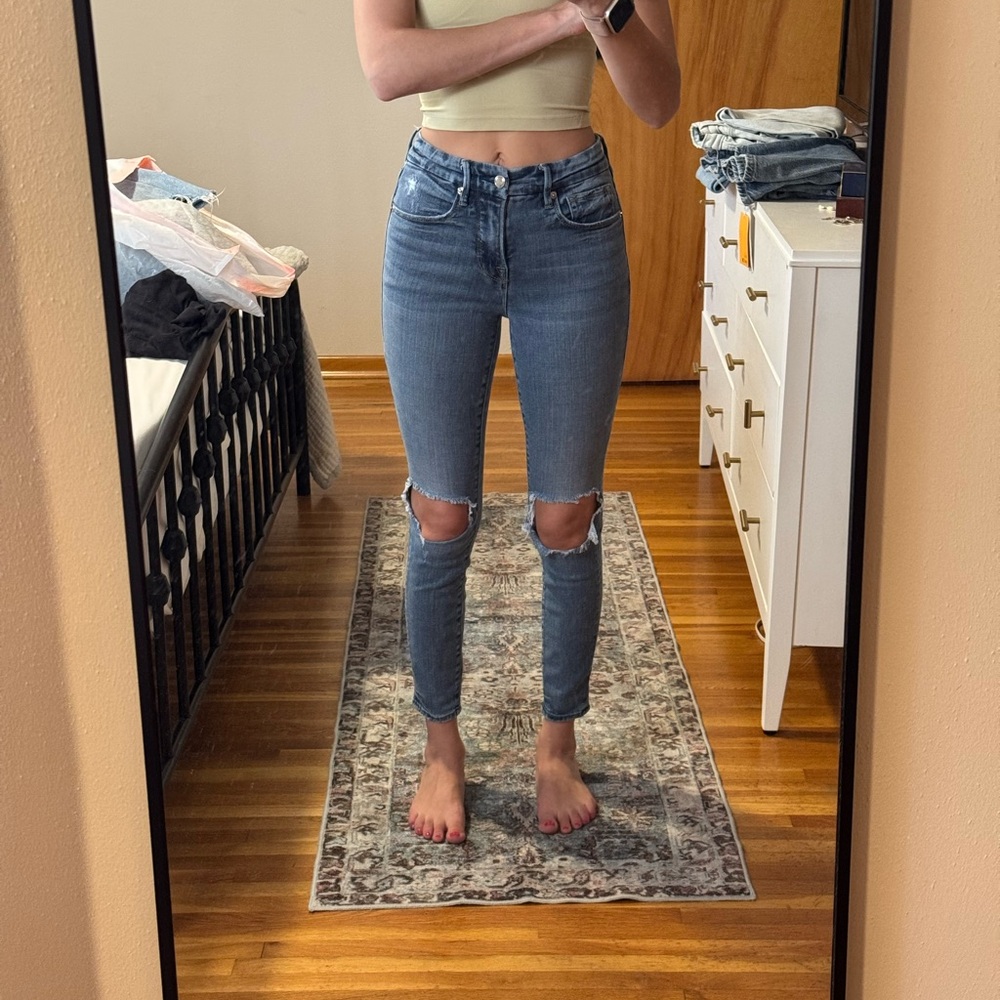 Good American Cropped Skinny Jean